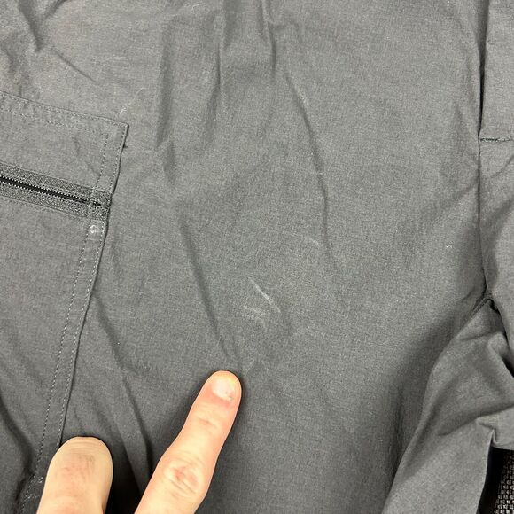 Adidas Pants Mens Large Black Terrex Utilitas Hiking Zip-Off Convertible Outdoor - Picture 6 of 13